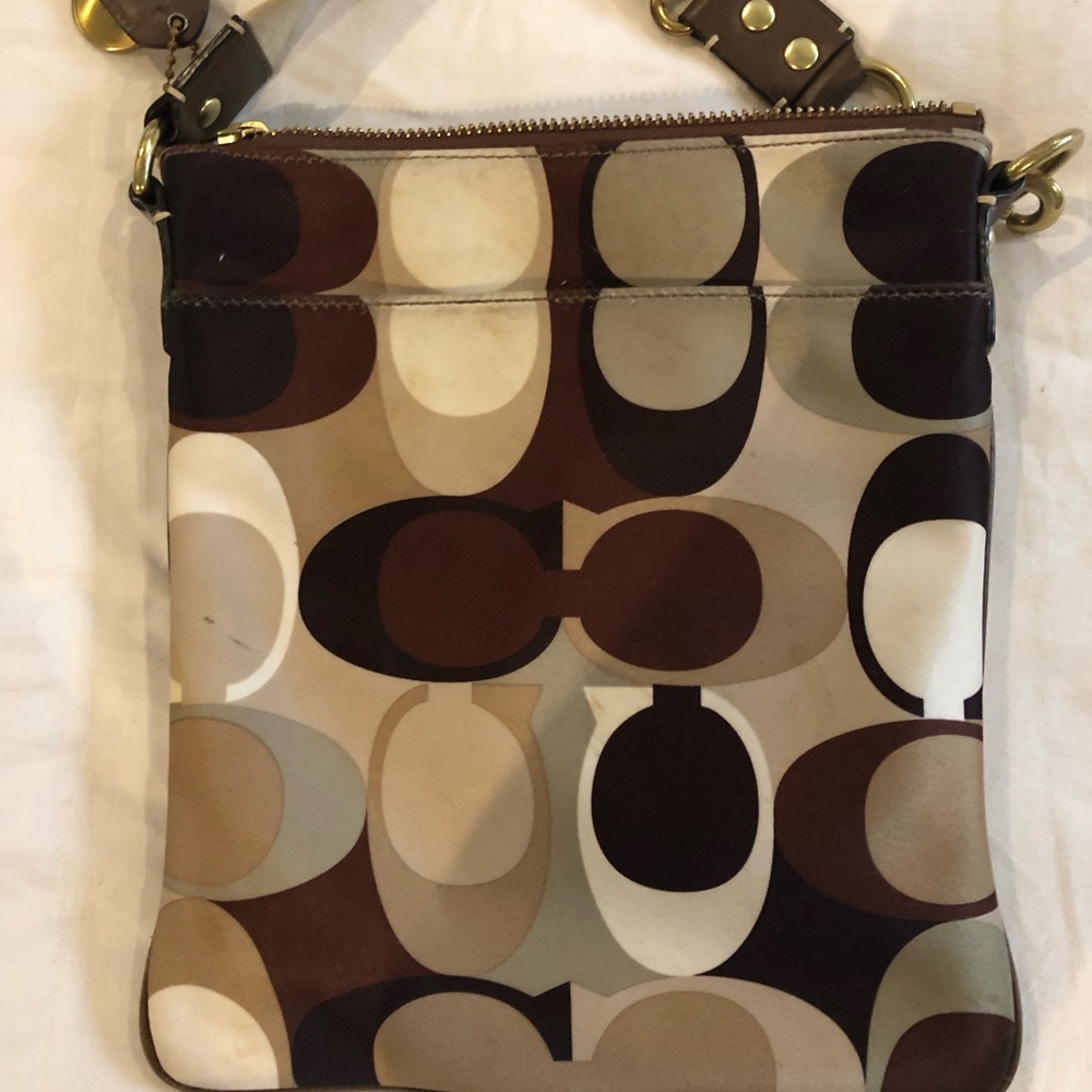 Coach crossbody messenger bag.